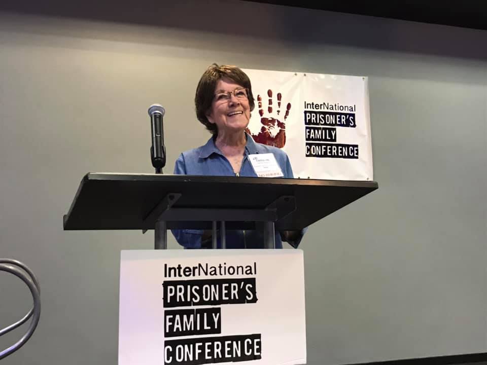 international prisoners family conference banner, caroline