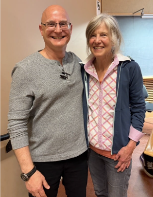 Mark and retired Chief Justice Martha Walters